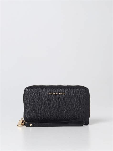 michael kors wallet women black|michael kors small black wallet.